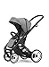 Mutsy Evo Farmer Edition Stroller, Black Chassis/Farmer Mist