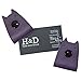 Cat Shaped Cord Keeper (Cord Clam) 2-Pack Handmade by Hide & Drink :: Purple