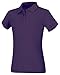 CLASSROOM Juniors Short Sleeve Fitted Polo, Purple, Large
