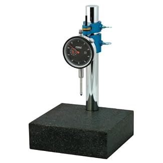 Fowler 52-580-109 AGD Black Face Indicator and Stand Combo, 0.001″ Graduation Interval, 0-1″ Measuring Range, 2.25 Dial Diameter
