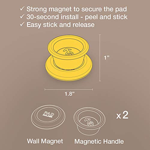 Petzy Pee Pad Holder for dogs (Pack of 2) Potty Training for LegLifting Dogs & Marking in the