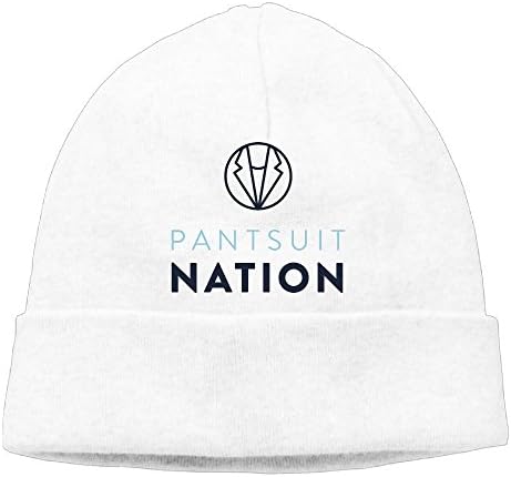 SADCPO Pantsuit Nation Unisex Cool Beanie Watch CapFashion Ski Cap Warm Slouchy Beanie White