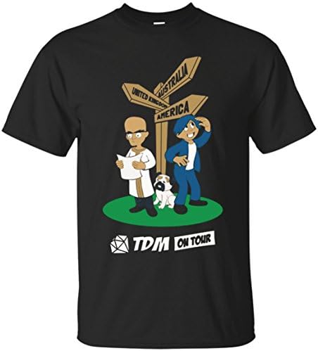 DanTDM Adult Tour T-Shirt Black T Shirt