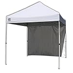 Quik Shade Commercial C100 10'x10' Instant Canopy with Wall Panel - White