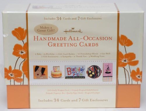 Amazon Com 41 Hallmark Handmade All Occasion Greeting Cards