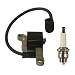 Atoparts Ignition Coil Module with Spark Plug for Lawn Boy 99-2916 99-2911 92-1152 684048 684049 Tractors primary