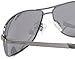 Peppers Kona Polarized Aviator Sunglasses, Gunmetal, One Size