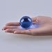 LONGWIN 40mm(1.6 inch) Solid Mini Fengshui Crystal Ball Healing Crystals(Blue)