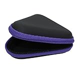Fashion Fidget Hand Spinner Triangle Finger Toy Focus ADHD Autism Bag Toy Box Case(Purple)