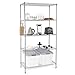 Cozzine 5-Tier Storage Shelves, Adjustable Storage Shelves Heavy Duty Steel Tube Wire Shelving Unit, 35.4