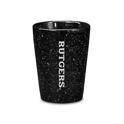 Rico Industries NCAA Rutgers Scarlet Knights 2oz Ceramic Shot Glass for Fans, L…