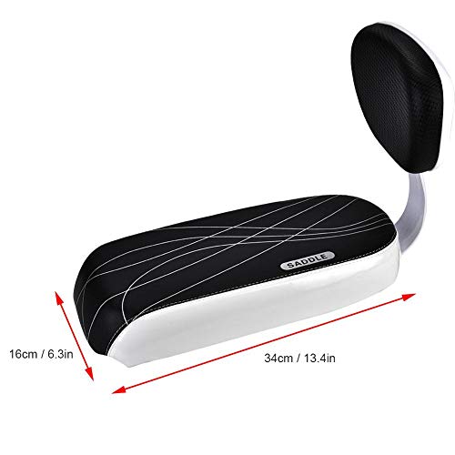 GOTOTOP Bicycle Rear Seat Cushion Armrest Footrest Set Accessory Bike