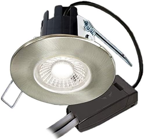 Collingwood DLT388BS5540 H2 Lite T Brushed Steel 6W LED Downlight with Terminal Block 55 Degree - Neutral White