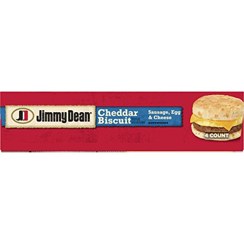 Jimmy Dean Cheddar Biscuit Sandwich, 4 Ct (frozen)
