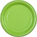 HeroFiber Disposable Paper Dinnerware for 24 - Lime Green - 2 Size Plates, Cups, Napkins , Cutlery (Spoons, Forks, Knives), and tablecovers - Full Party Supply Pack