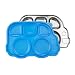 Innobaby Din Din Smart Stainless Divided Platter with Sectional Lid, Stainless Steel Divided Plate for Babies, Toddlers and Kids, BPA Free Plate primary