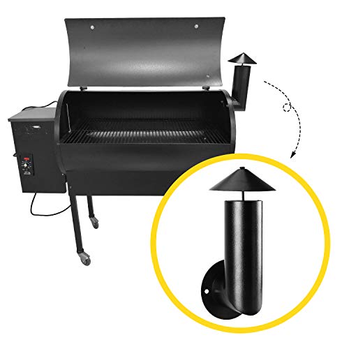 WADEO Pellet Grill Smoke Stack Replacement for Pit Boss, Traeger, Camp