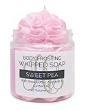 Sweet Pea Whipped Soap | Handmade Soap | Body Wash | Shaving Soap