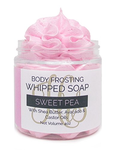 Sweet Pea Whipped Soap | Handmade Soap | Body Wash | Shaving Soap