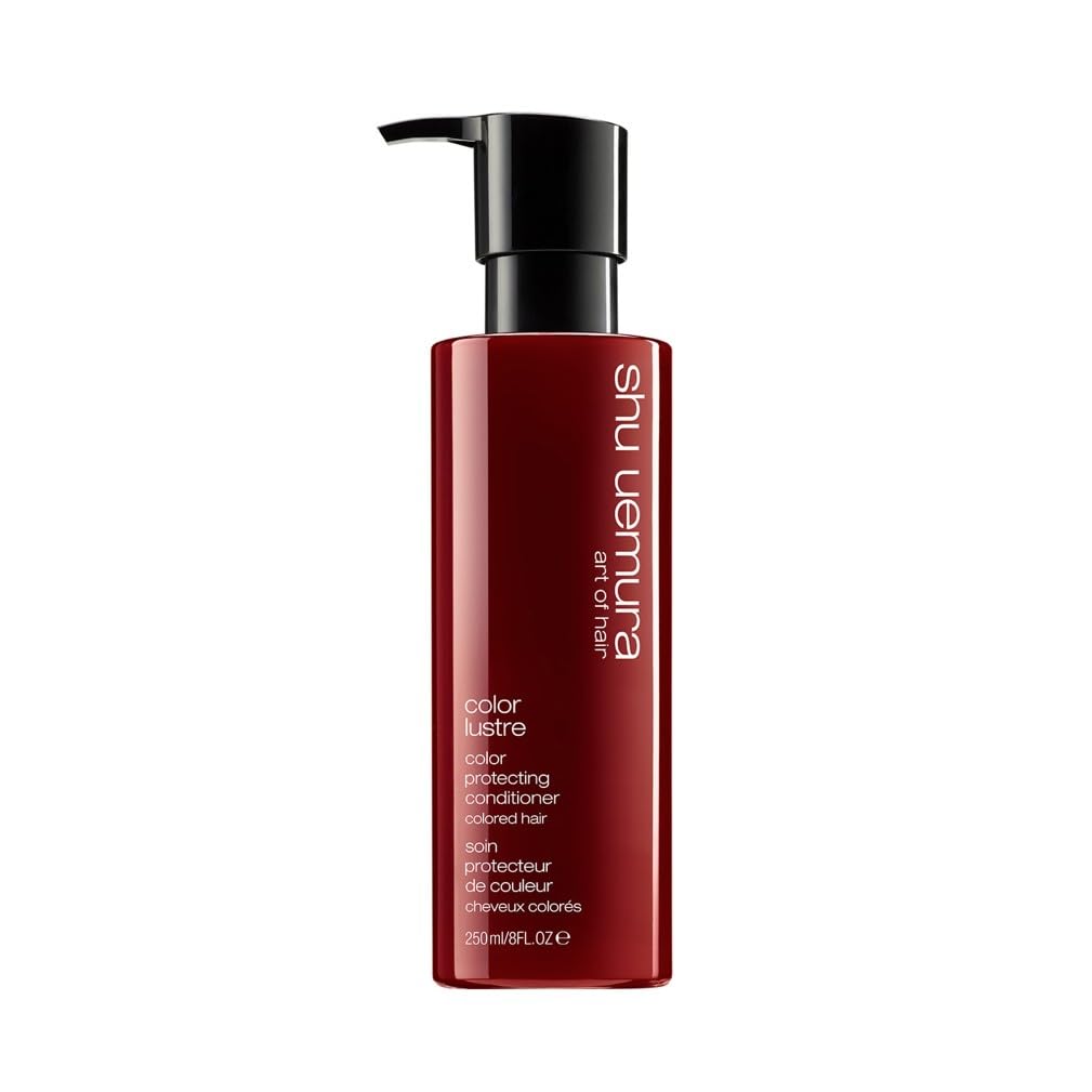Shu Uemura, Brilliant Glaze Conditioner Color Lustre, Colour-Treated Hair, Enriched with Rose Oil and Goji Berry Extract, to Preserve Shine and Colour, 250 ml