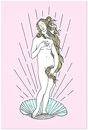 Noir Gallery The Birth of Venus Pop Painting 5" x 7" Unframed Art Print/Poster