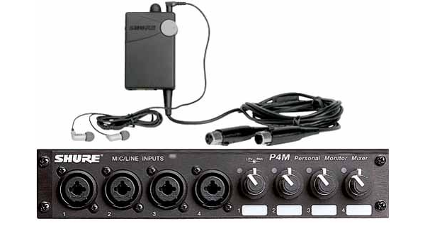 Amazon.com: Shure PSM 400 Wired Personal Monitor System with Onstage Mix  Control, P4MHWE3 : Instrumentos Musicales