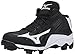 Mizuno Men's 9 Spike adv frhse 8 mid, Black/White, 11 M US