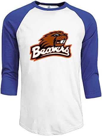 Men's Oregon State Beavers 3/4 Sleeve Raglan Shirts Athletic Jersey