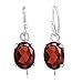 Gem Stone King 7X5MM Oval Gemstone Birthstone French Wire Dangle Hook Earrings For Women | 925 Sterling Silver | Fine Jewelry Gifts for Her Mom Women Wife