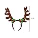 TOYMYTOY Christmas Headband Reindeer Antler Hair Hoop Headpiece for Christmas Party