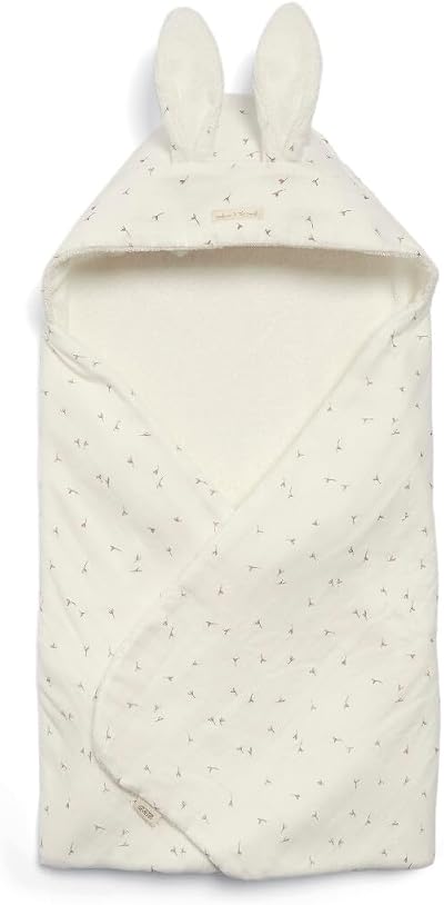 Mamas & Papas Soft Hooded Baby Towel Welcome To The World Seedling