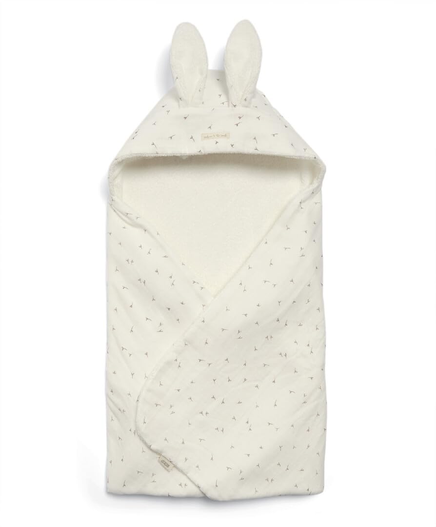 Mamas & Papas Soft Hooded Baby Towel, Welcome To The World, Seedling