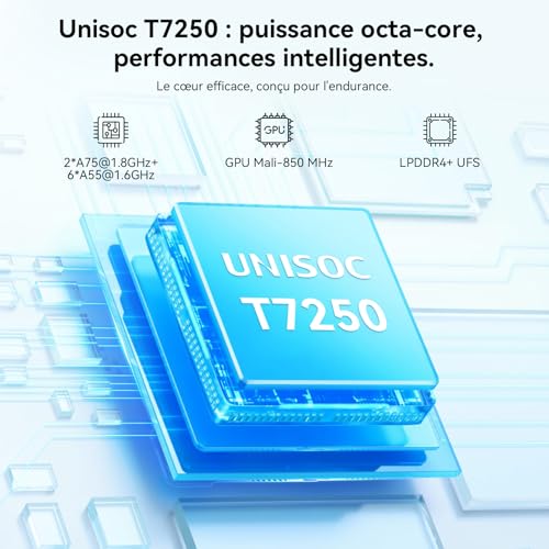 TABWEE Android 16 Tablette 11 Pouces - 24Go RAM+128Go (2To TF), Octa-Core, 90Hz Écran, 8000mAh, 13MP+8MP, Widevine L1, Gemini AI 3.1 Pro, Charge Inversée, GPS, Tablette Tactile (Garantie de 4 Ans)