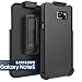 Encased Samsung Galaxy NOTE 5 Case & Belt Clip Holster Ultra-Thin (SlimShield Series) Hybrid Shell (Smooth Black)