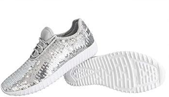 green and gold tennis shoes