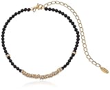 Ettika Crystal Overload in Onyx and Gold Choker Necklace