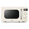 COMFEE-Retro-Style-800-w-20-L-Microwave-Oven-with-8-Auto-Menus-5-Cooking-Power-Levels-and-Express-Cook-Button-Apricot-Cream-CM-M202RAFCM COMFEE' Retro Style 800w 20L Microwave Oven with 8 Auto Menus, 5 Cooking Power Levels, and Express Cook Button - Apricot…