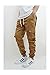 URBANJ MEN'S WHEAT CARGO TWILL JOGGER PANTS