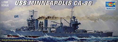 Trumpeter 1/700 USS Minneapolis CA36 Heavy Cruiser 1942 Model Kit