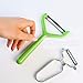 New Soda Big Peeler, Extra Wide Large Vegetable Peeler, Ultra Sharp, Twice As Fast - Blade 50% Larger Than Standard Blades (Grey)