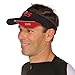 SLS3 Run Sun Visor for Men | Running Visors Women | Black Sports Athletic Runners Cap | Moisture Wicking Triathlon Hat