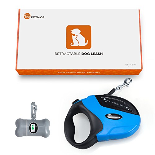 TaoTronics Retractable Dog Leash, 16 ft Dog Walking Leash for Medium