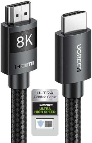 UGREEN 8K HDMI Cable, Ultra HD High-Speed 48Gbps HDMI Cord
