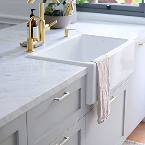 homdiy 30 Pack 8 Inch Brushed Nickel Cabinet Pulls