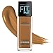 Maybelline Fit Me Matte + Poreless Liquid Oil-Free Foundation Makeup, Warm Sun, 1 Count (Packaging May Vary)