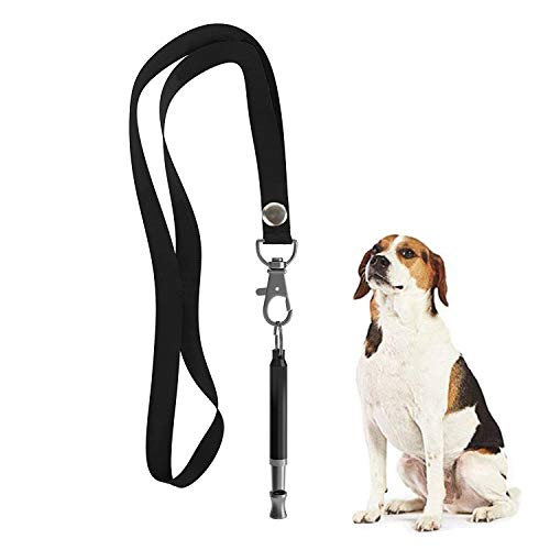 HEHUI Dog Whistle to Stop Barking, Adjustable Pitch Ultrasonic Training