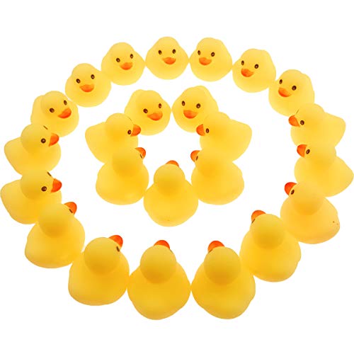 Wankko Mini Yellow Rubber Bath Ducks for Child 24pcs