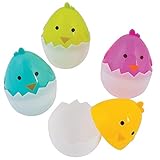 Molded Chick Easter Eggs - 1 dozen by Nolvety Toys
