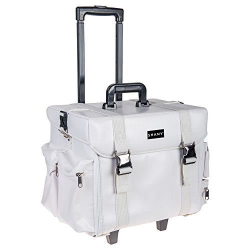 SHANY Makeup Artist Soft Rolling Trolley Cosmetic Case with Free Set of Mesh Bags - Frozen Yogurt