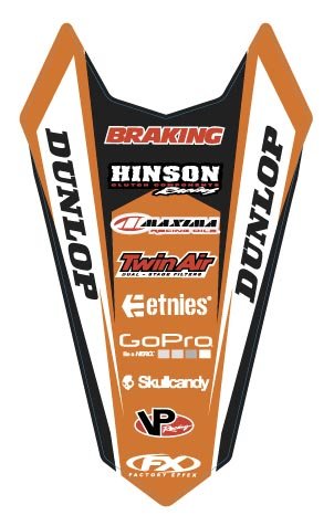 Factory Effex (17-32510) Rear Fender Graphic